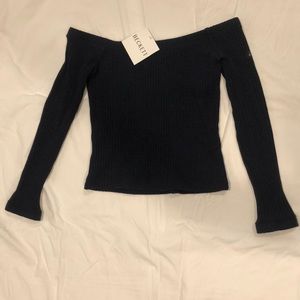 Designer of-the-shoulder top